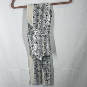 Emily Hsu designs snake print leggings